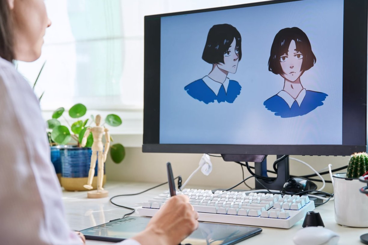 animation storyboard desk